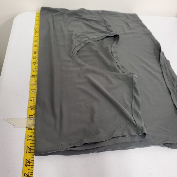 Eileen Fisher Womens Short Sleeve Tencel T Shirt Size XL Gray Neutral Minimalist - Picture 6 of 11